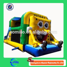 Trampolín inflable de la bouncer inflable del castillo de la gorila inflable de Spongebob para la venta